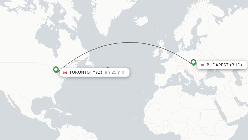 Hair travel options widen with new direct flights from Toronto to Budapest